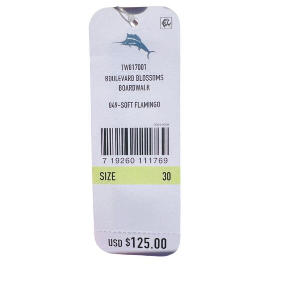 🩷 NEW Tommy Bahama Boulevard Blossoms Boardwalk Shorts Soft Flamingo SZ 30 / 4 - Picture 4 of 7